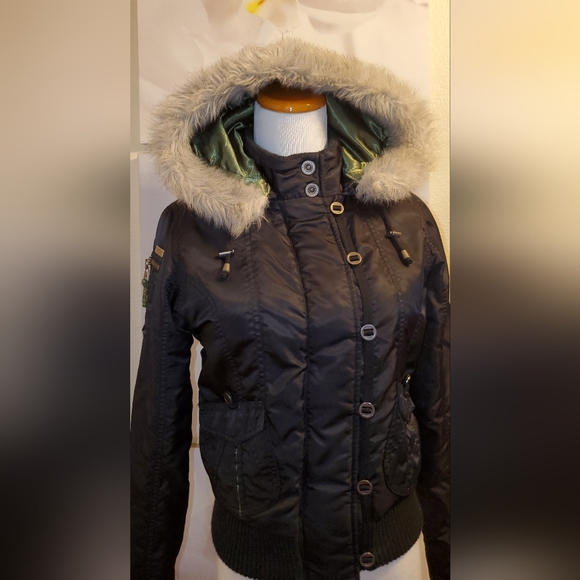 Black Warm Jacket/Coat - Picture 7 of 16